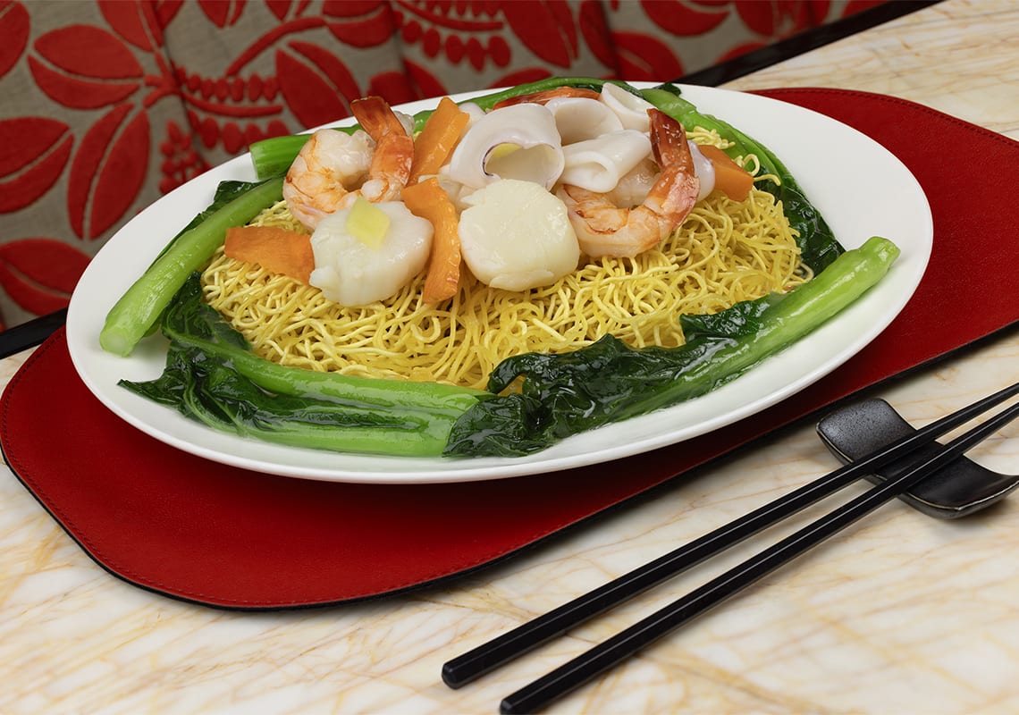 Hong Kong Style Crispy Noodles