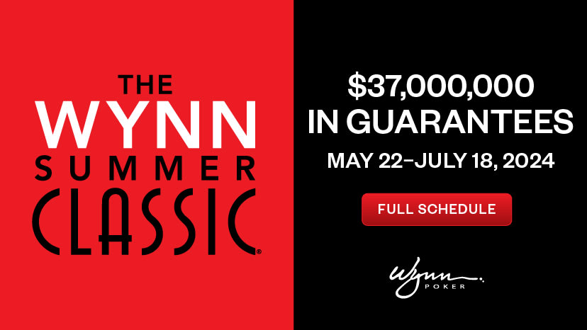 Wynn Summer Classes Poker Tournament - May 22–July 18, 2024