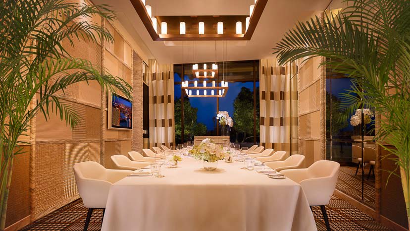The interior of the group dining space at Rare Steakhouse