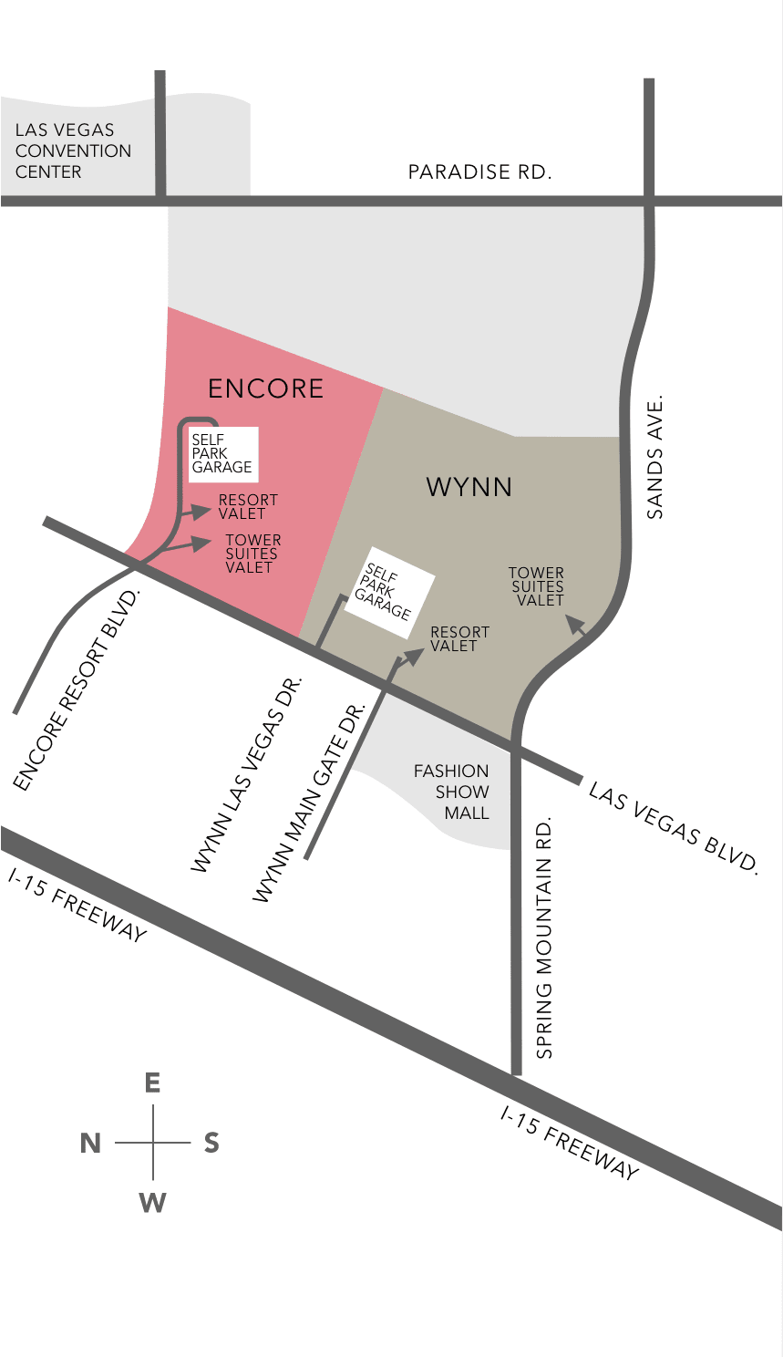 Directions to Wynn Resorts