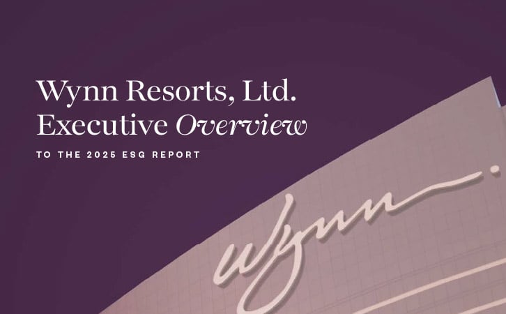 Wynn Resorts 2025 Corporate Responsibility Review