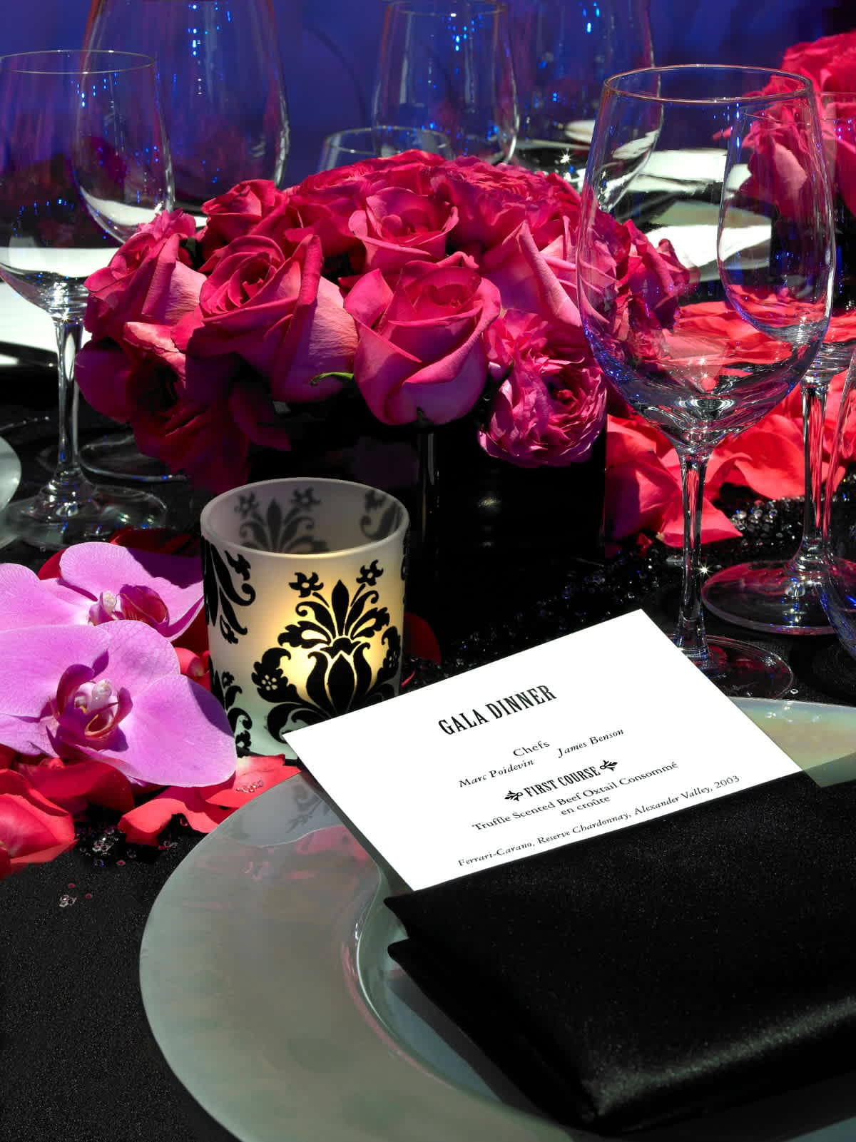 Gala Dinner Place Setting