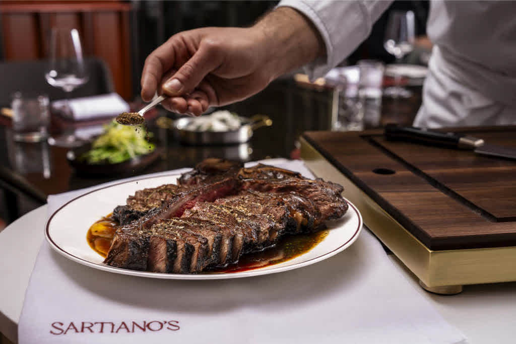 Sartiano’s Italian Steakhouse Steak Cart