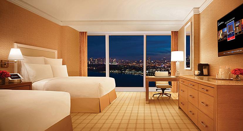 Premier Harbor View Double Room at Encore Boston Harbor