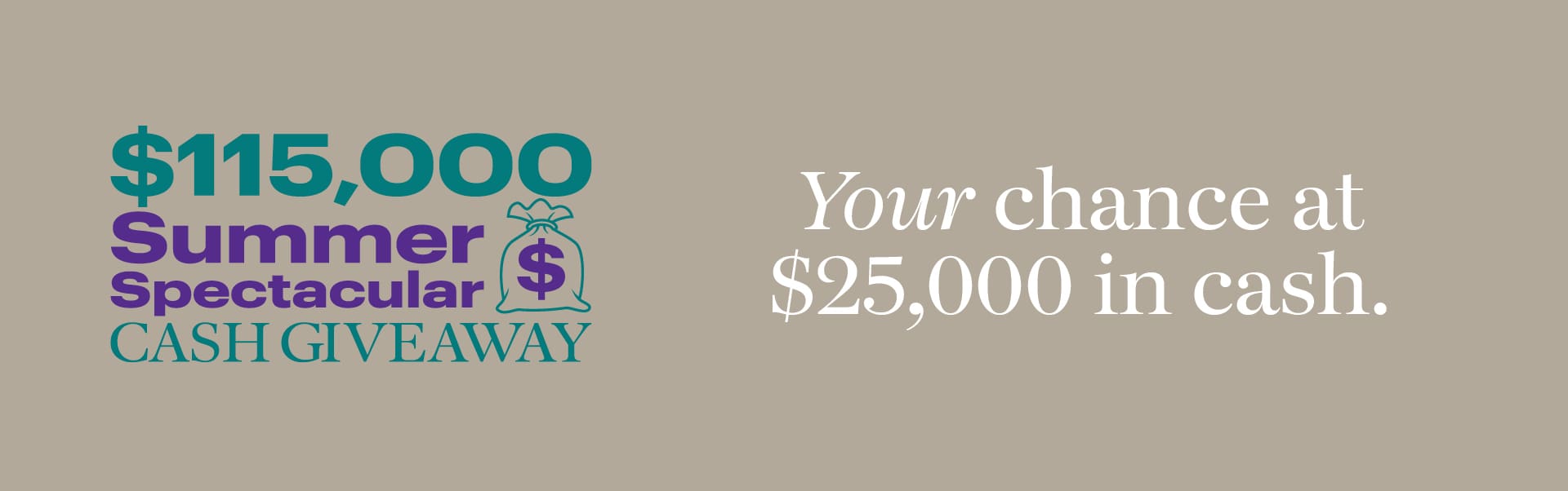 $115,000 Summer Spectacular Cash Giveaway