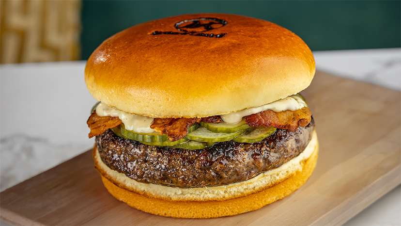 A Wagyu burger