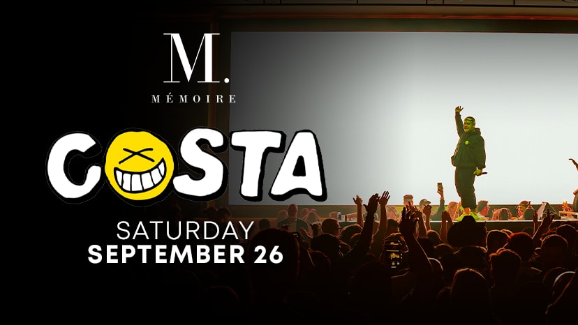 Costa performs at Memoire on September 26