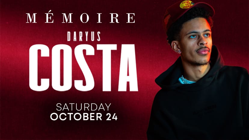 Daryus Costa performs at Memoire on October 24