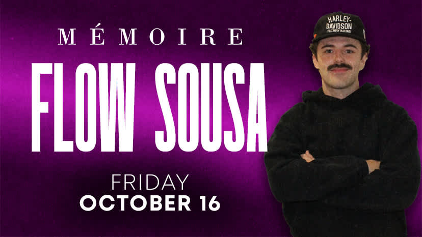 Flow Sousa performs at Memoire on October 16