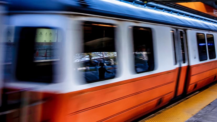 MBTA Trains and Buses