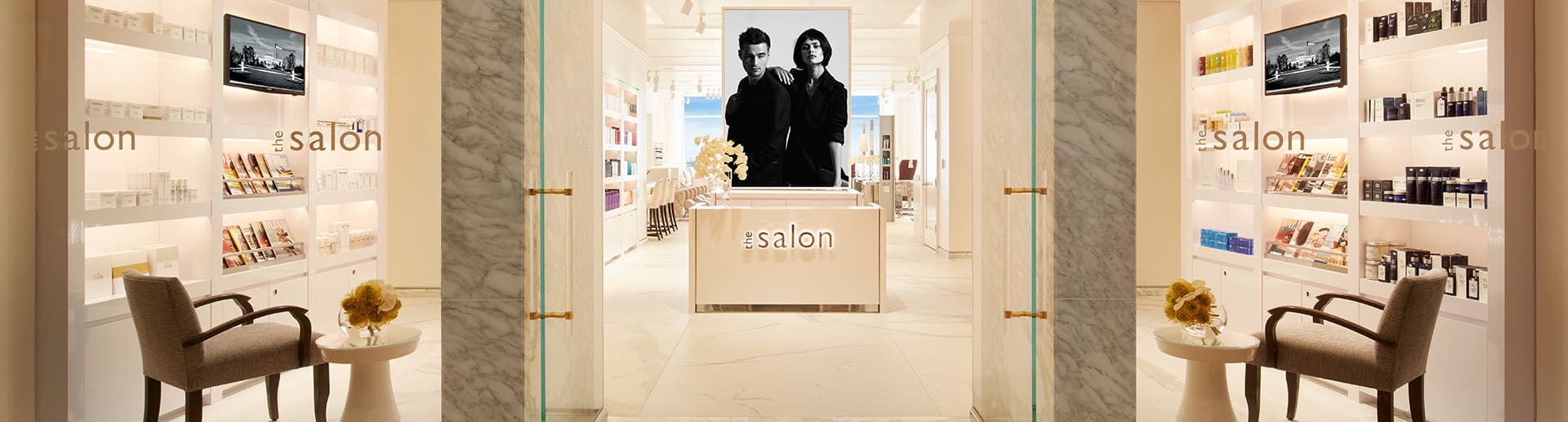 The interior of the Salon at Encore Boston Harbor