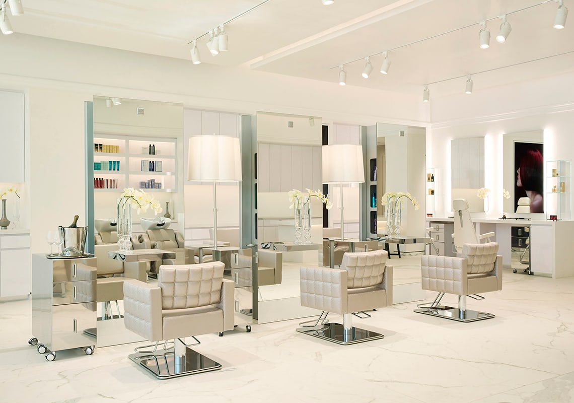 The interior of the Salon at Encore Boston Harbor