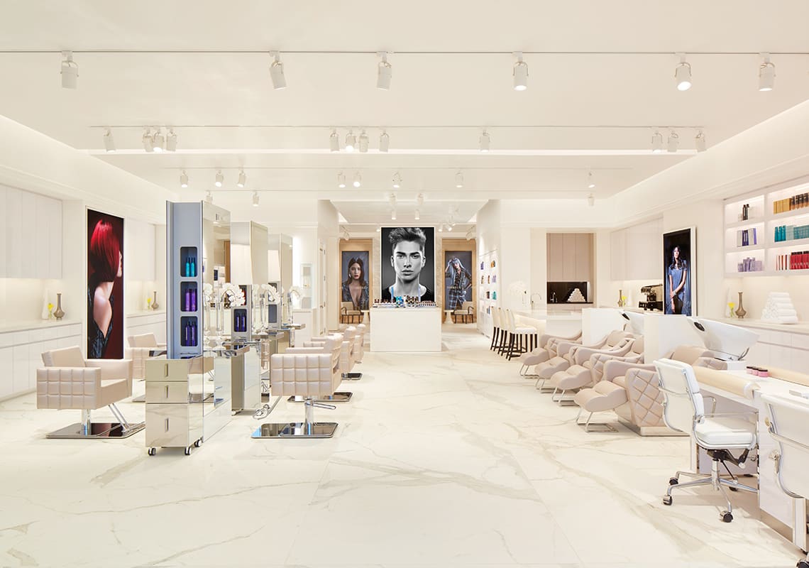 The interior of the Salon at Encore Boston Harbor