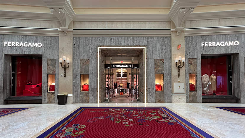 Ferragamo shops at Wynn Las Vegas