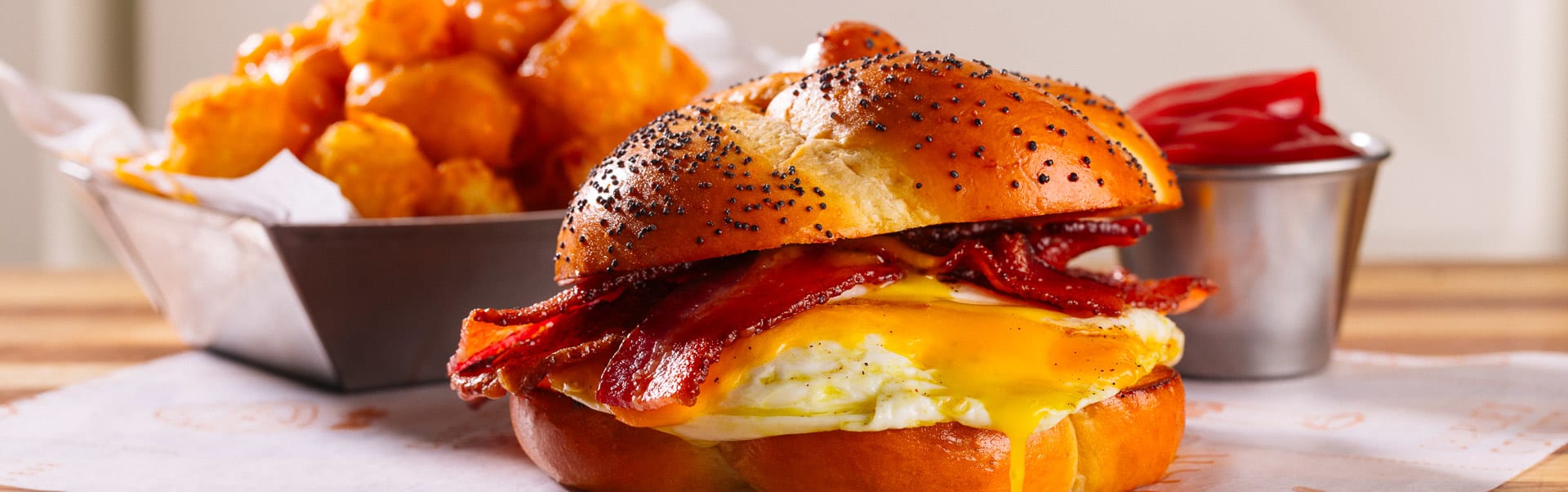 Charlie's Sports Bar Breakfast Sandwich