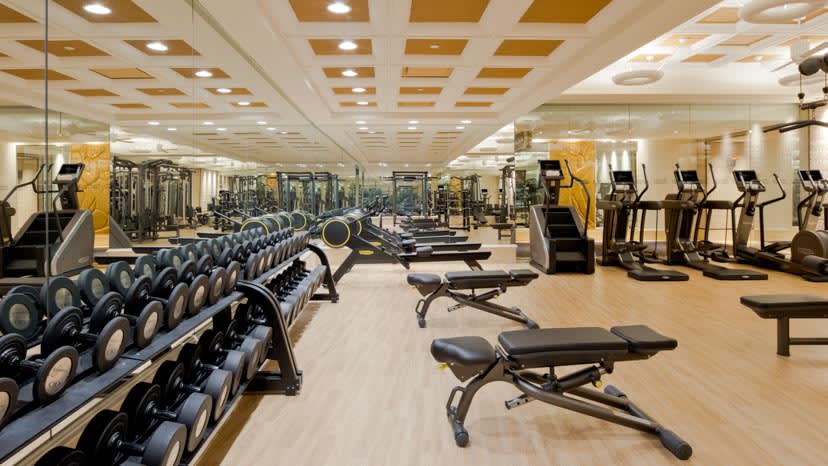 Wynn fitness center free weights