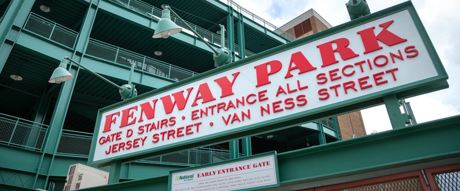 Fenway Park gate entrance in Boston