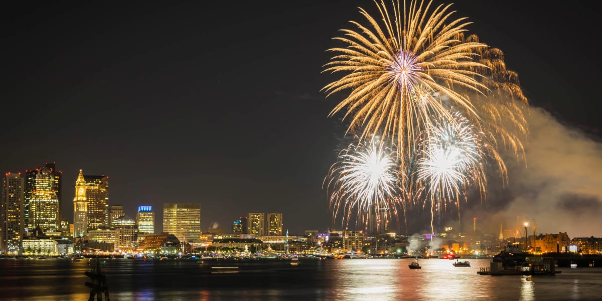 Labor Day Fireworks in Boston