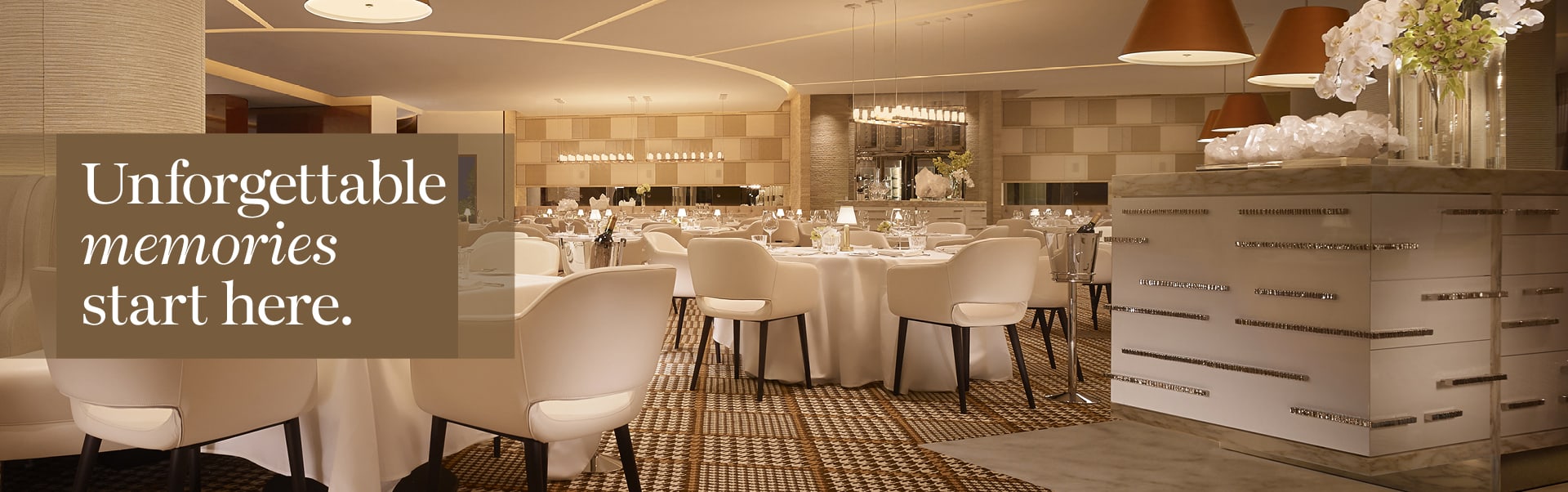 Interior of Rare Steakhouse