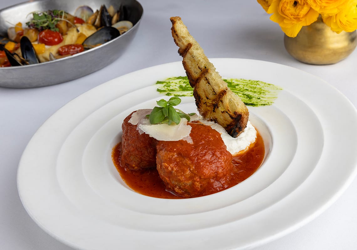 Meatballs & Homemade Ricotta