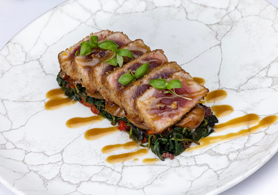 Truffle Crusted Tuna