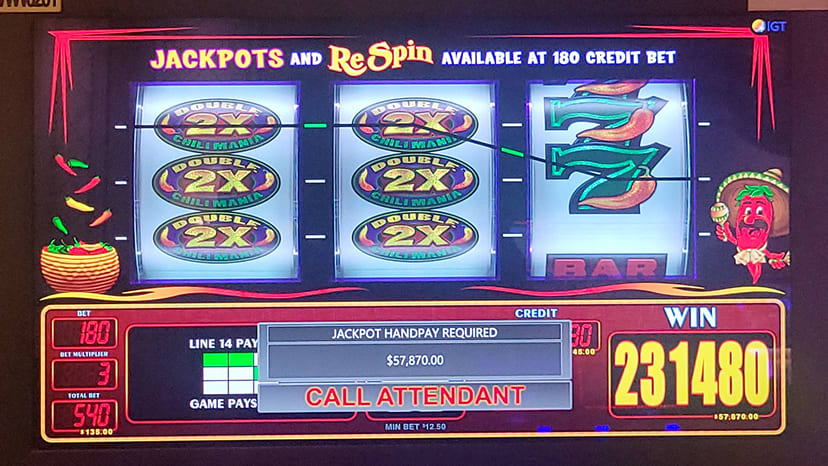 A guest won $57,870
