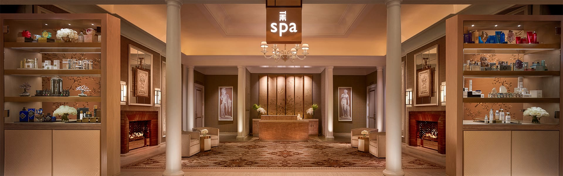 The entrance to The Spa at Encore Boston Harbor