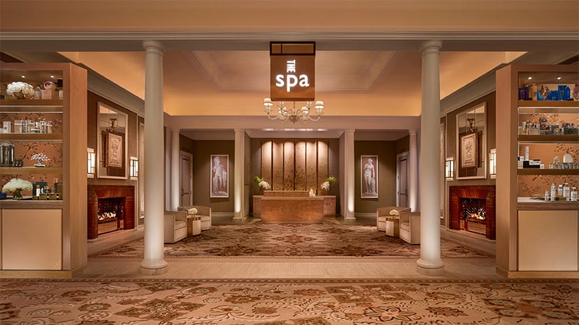 The entrance to The Spa at Encore Boston Harbor