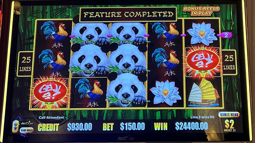 A guest won $24,400
