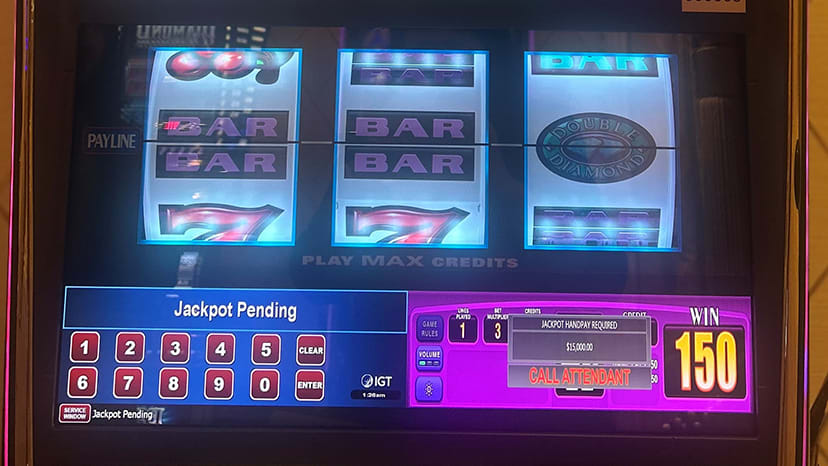 A guest won $15,000