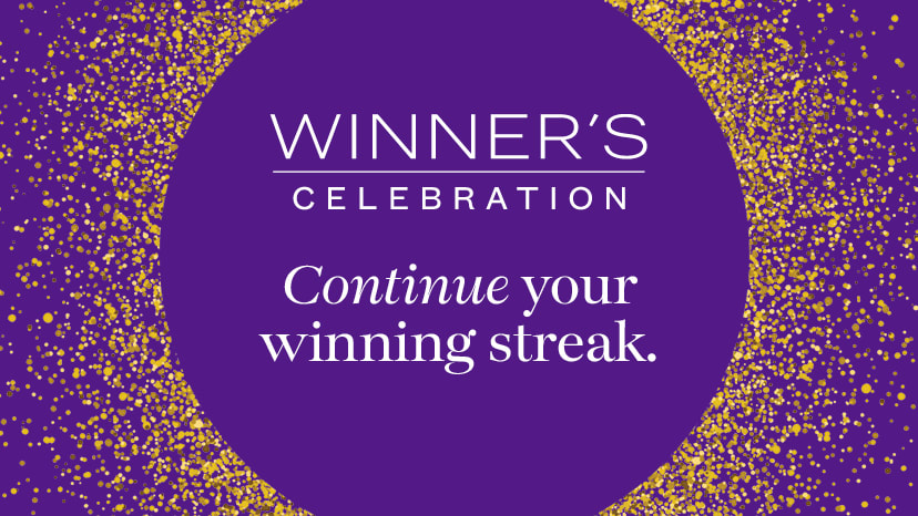 Winner's Celebration. Celebrate your win with another. 