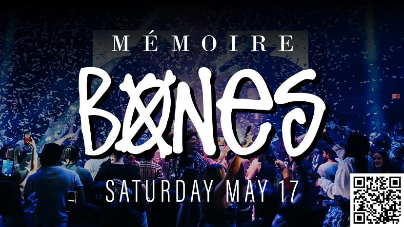 Bones performs at Memoire on May 17