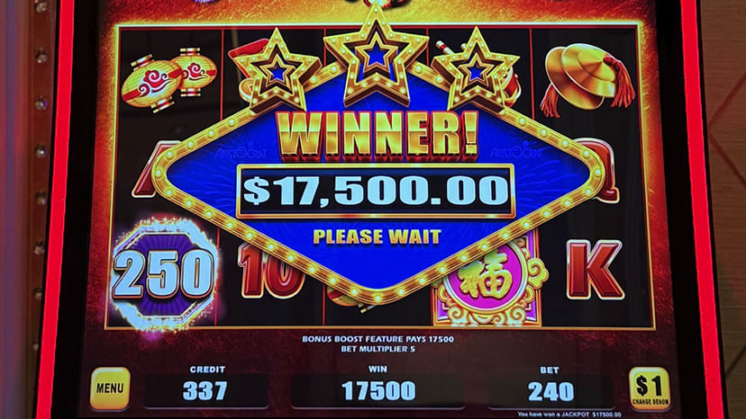 A guest won $17,500