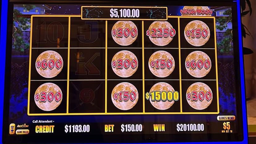 A guest won $20,100