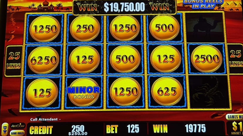 A guest won $19,750.