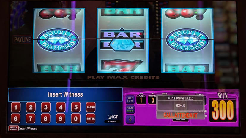 A guest won $30,000.