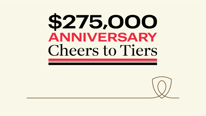 $275,000 Anniversary Cheers to Tiers