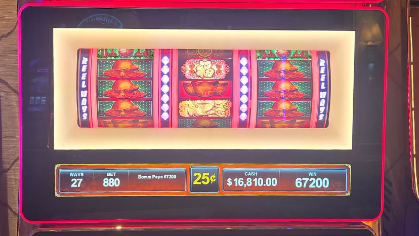 A guest won $16,810.