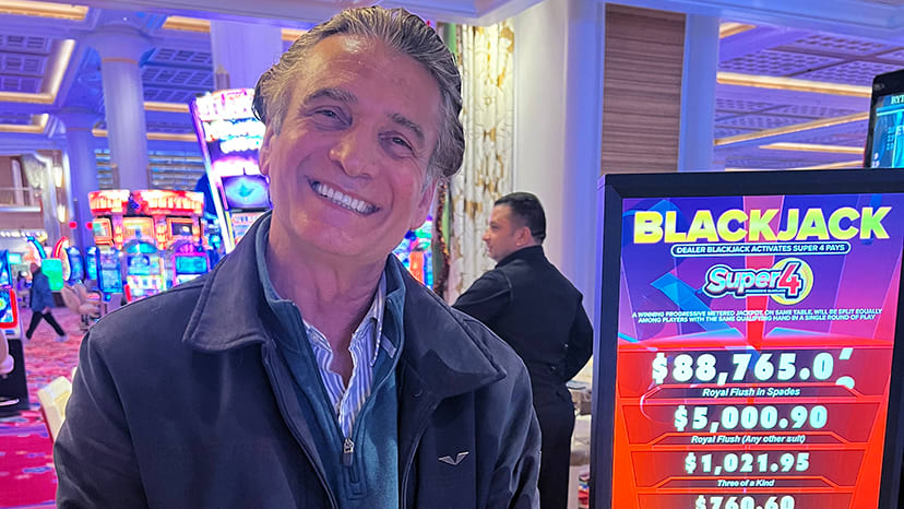 A guest won $88,765.