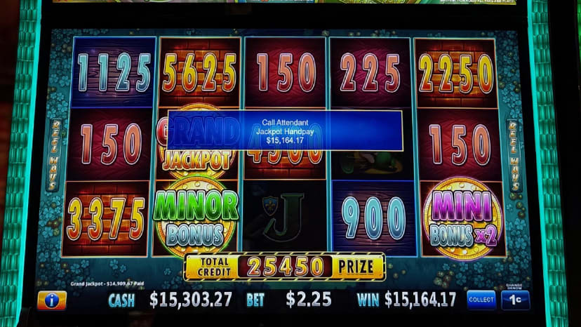  A guest won $15,164.