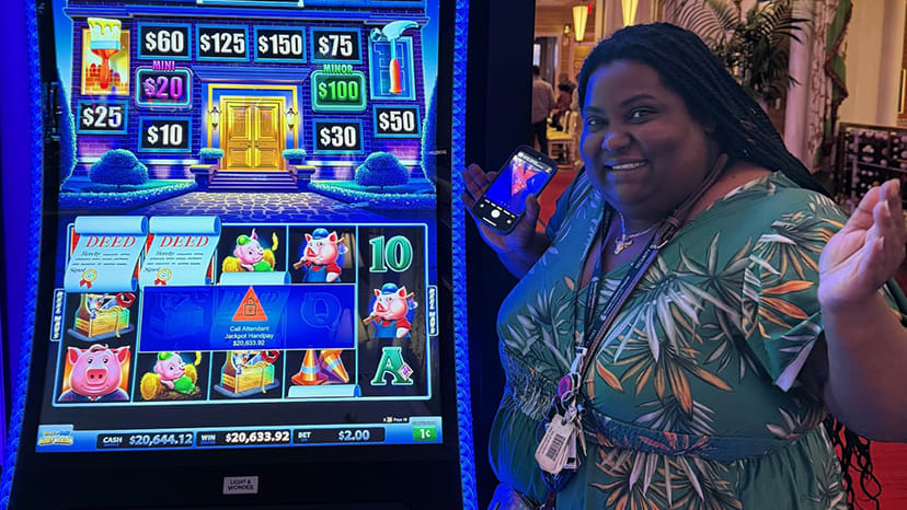 A guest won $20,633.
