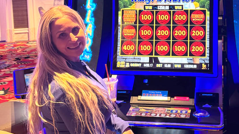 A guest won $30,350.