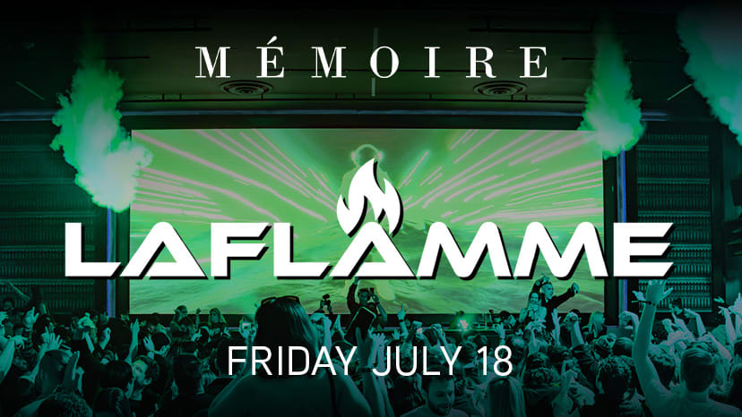 Laflamme performs at Memoire on July 18