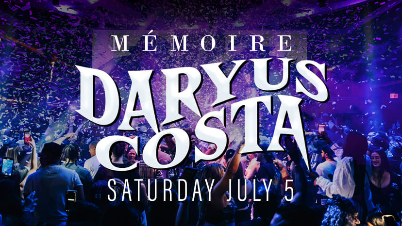 Daryus Costa performs at Memoire on July 5