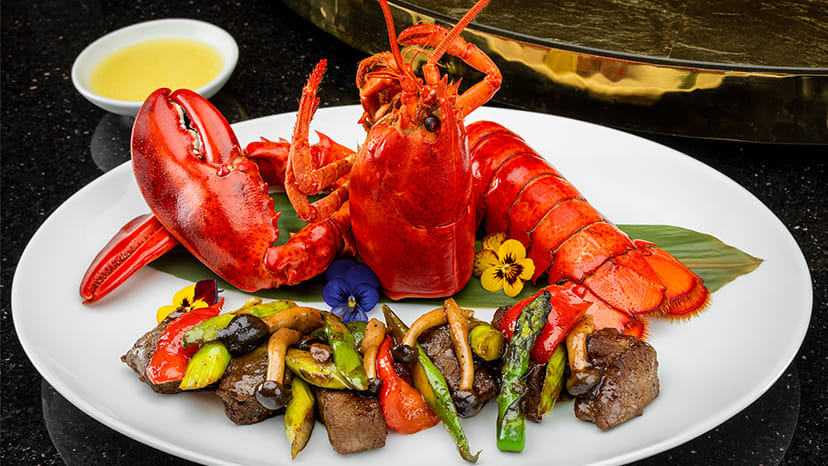 The Surf and Turf from Red 8 at Encore Boston Harbor