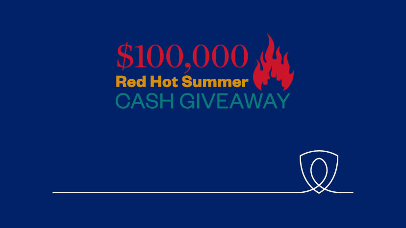 $100,000 Red Hot Summer Cash Giveaway