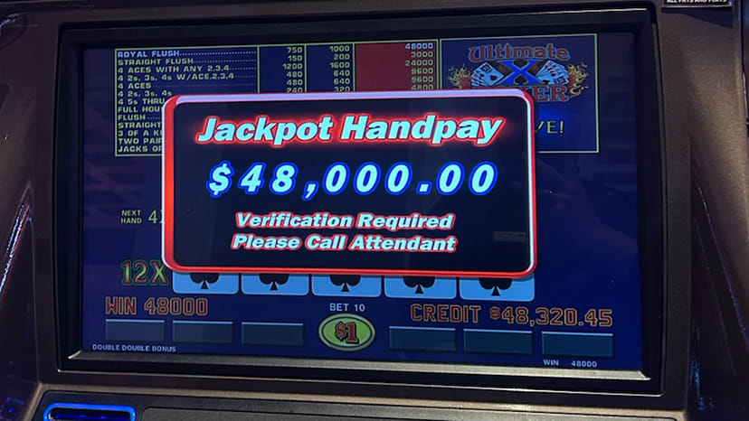 A guest won $48,000.