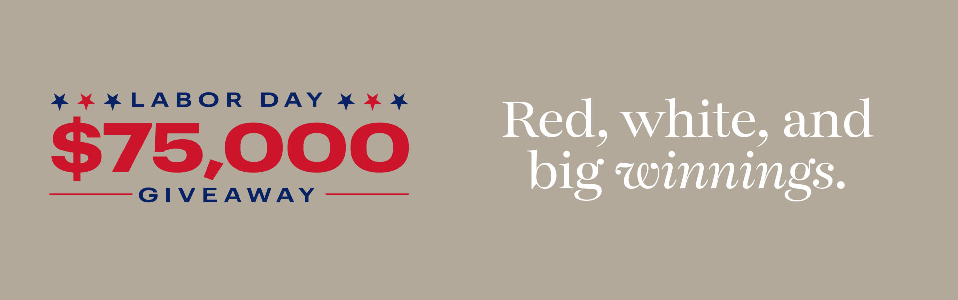 Labor Day $75,000 Giveaway