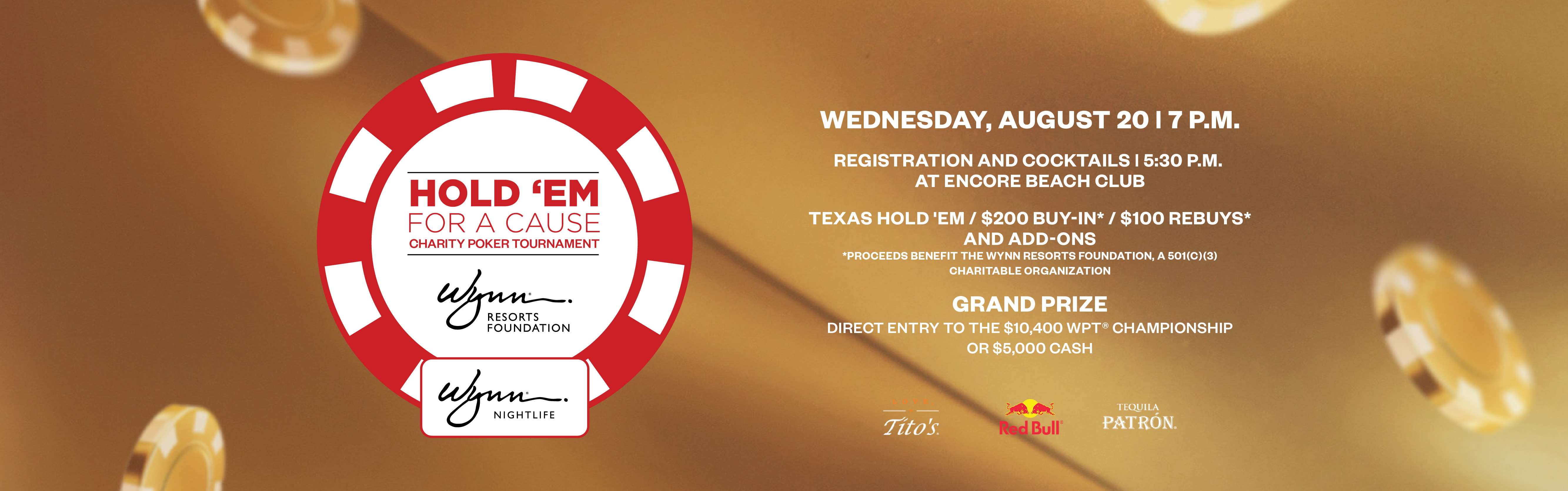 HOLD'EM FOR A CAUSE Charity Poker Tournament at Wynn Las Vegas