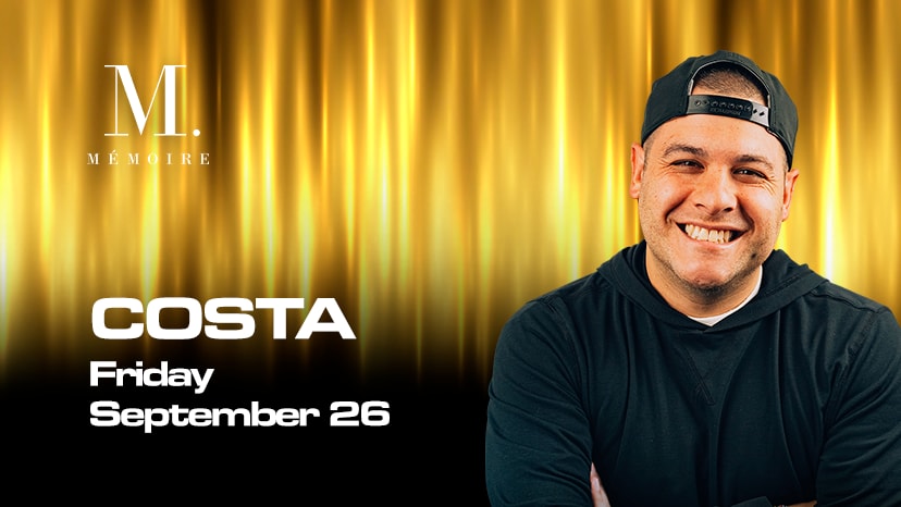 Costa performs at Memoire on September 26